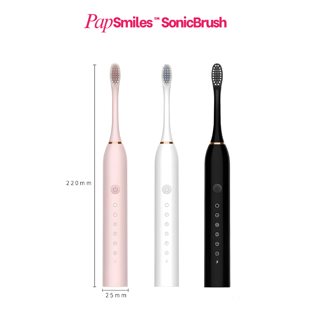 PAPSMILES SonicBrush™ Brosse à dents sonique