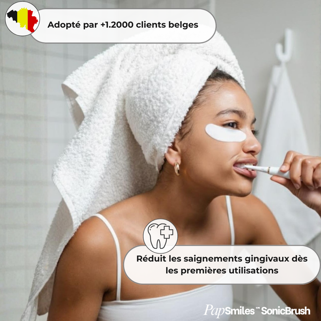PAPSMILES SonicBrush™ Brosse à dents sonique